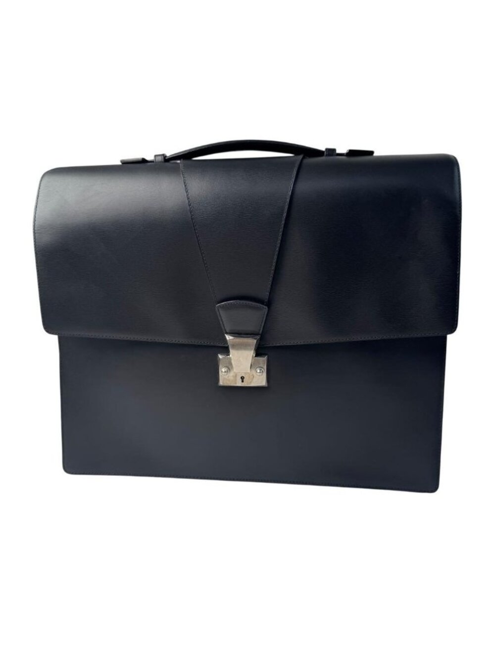 Cartier Tradition Business Bag Leather Black